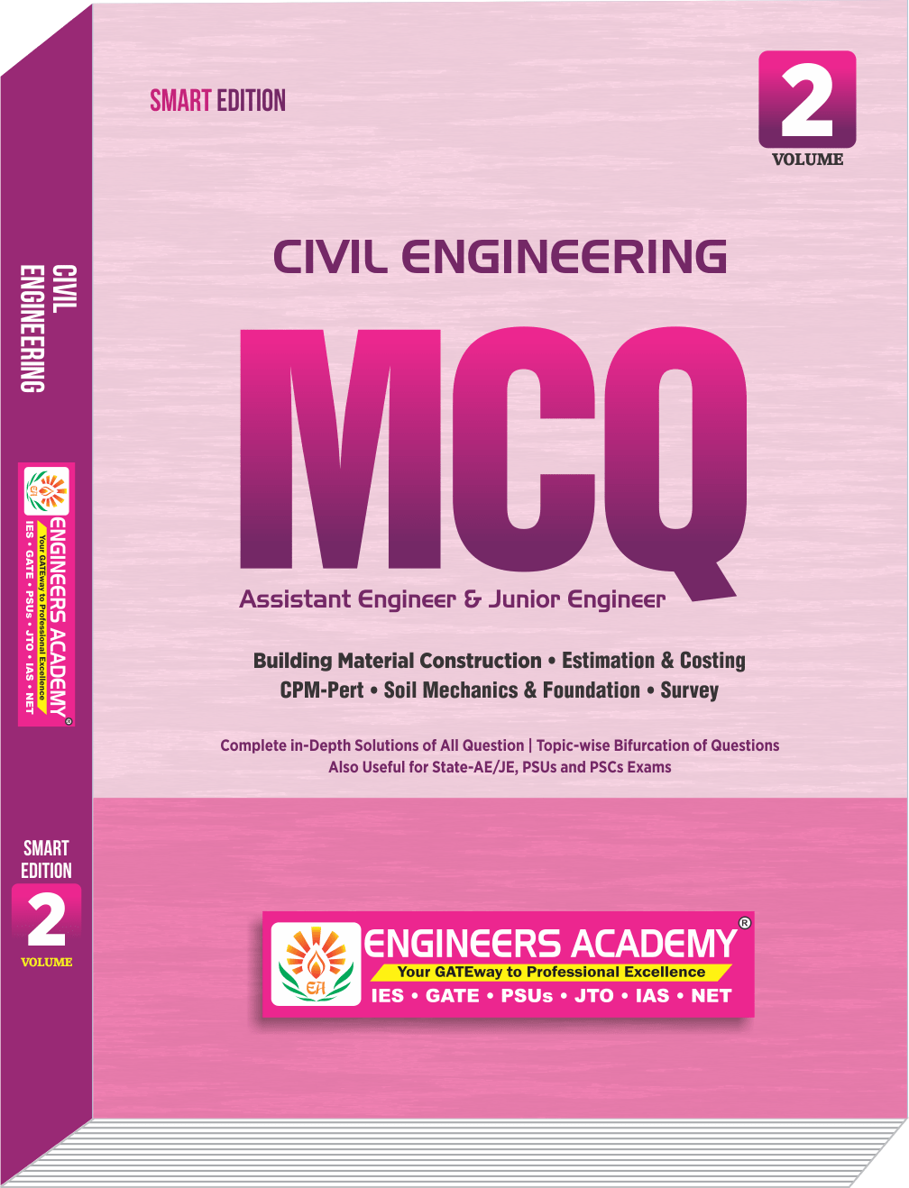 Civil Engineering MCQ Booklet Volume-2 Smart Edition